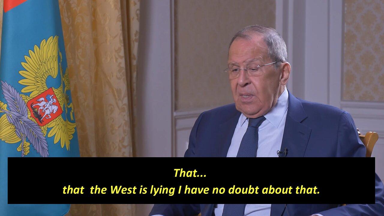 FM Sergey Lavrov: The Collective West is lying