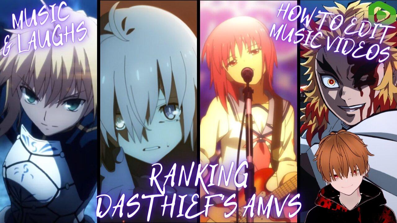 🎵🎬 DasThief's AMV Tier List 🎬🎵 | Ranking Anime Music Videos | Special Fan Edition