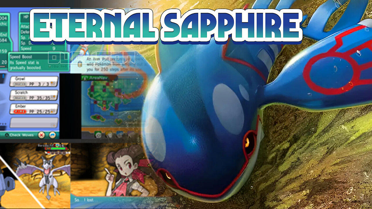 Pokemon Eternal Sapphire - 3DS ROM Hack, modified rom for nuzlocke based on Alpha Sapphire