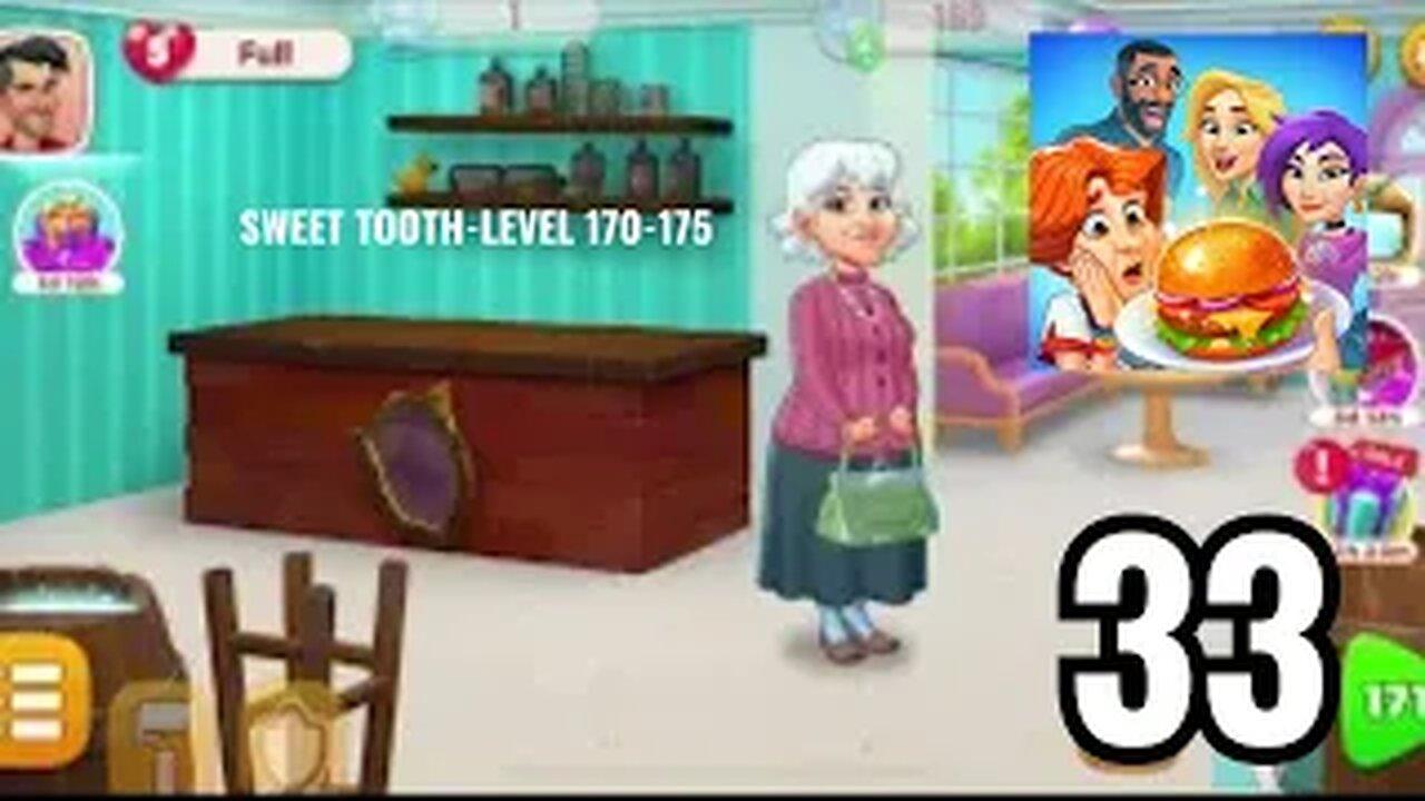 Chef & Friends_ Cooking Game-Gameplay Walkthrough Part 33-SWEET TOOTH-LEVEL 170-175