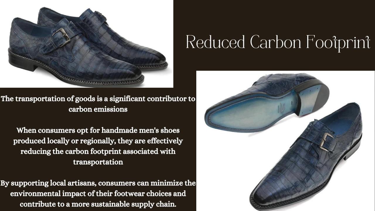 The Eco-Friendly Benefits of Choosing Handmade Men's Shoes