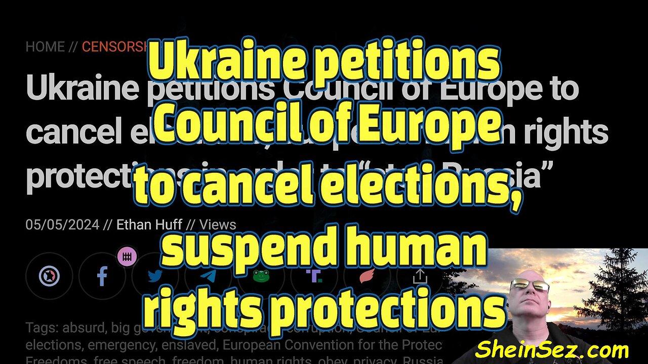 Ukraine petitions Council of Europe to cancel elections, suspend human rights protections-523