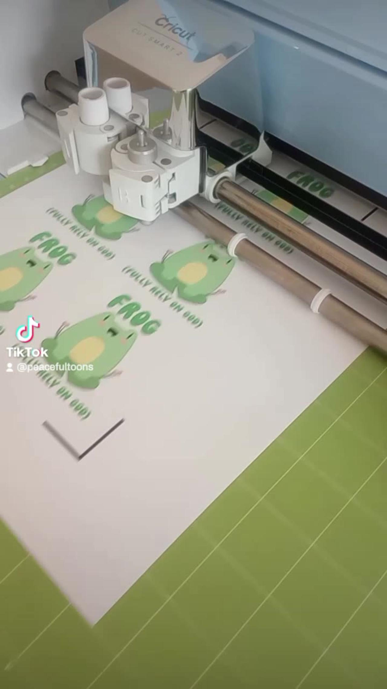 Sticker Cutting Process