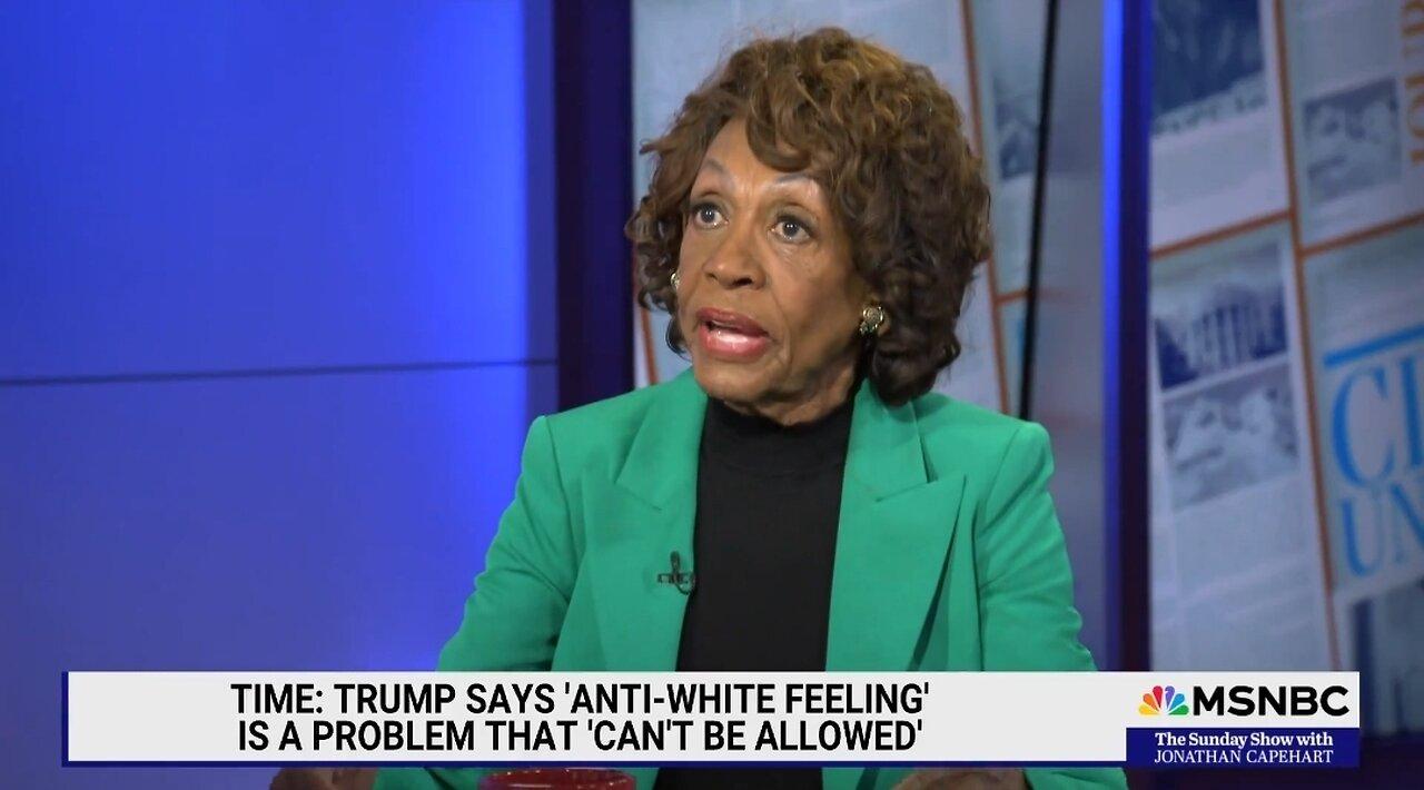 Unhinged Rep Maxine Waters: Trump Supporters Will Start A War Against People of Color