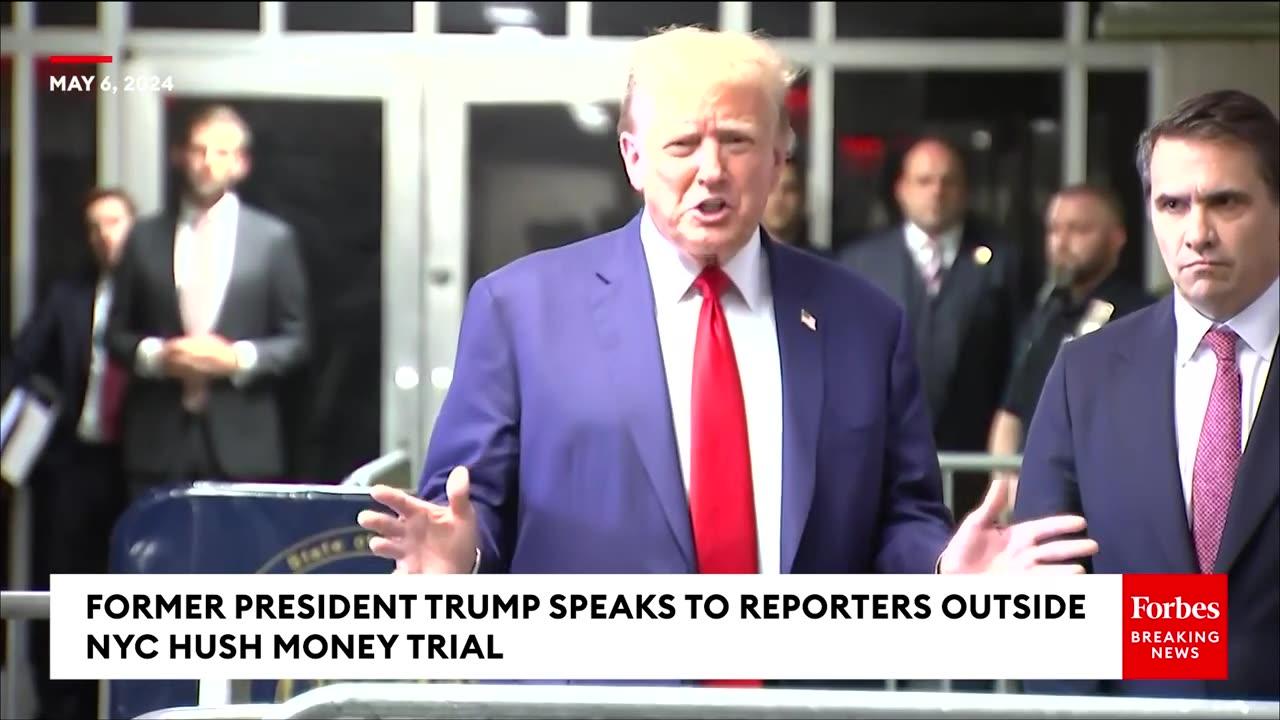 BREAKING: Trump Reacts to Possible Extension of NYC Hush Money Trial, Rails Against Gag Order