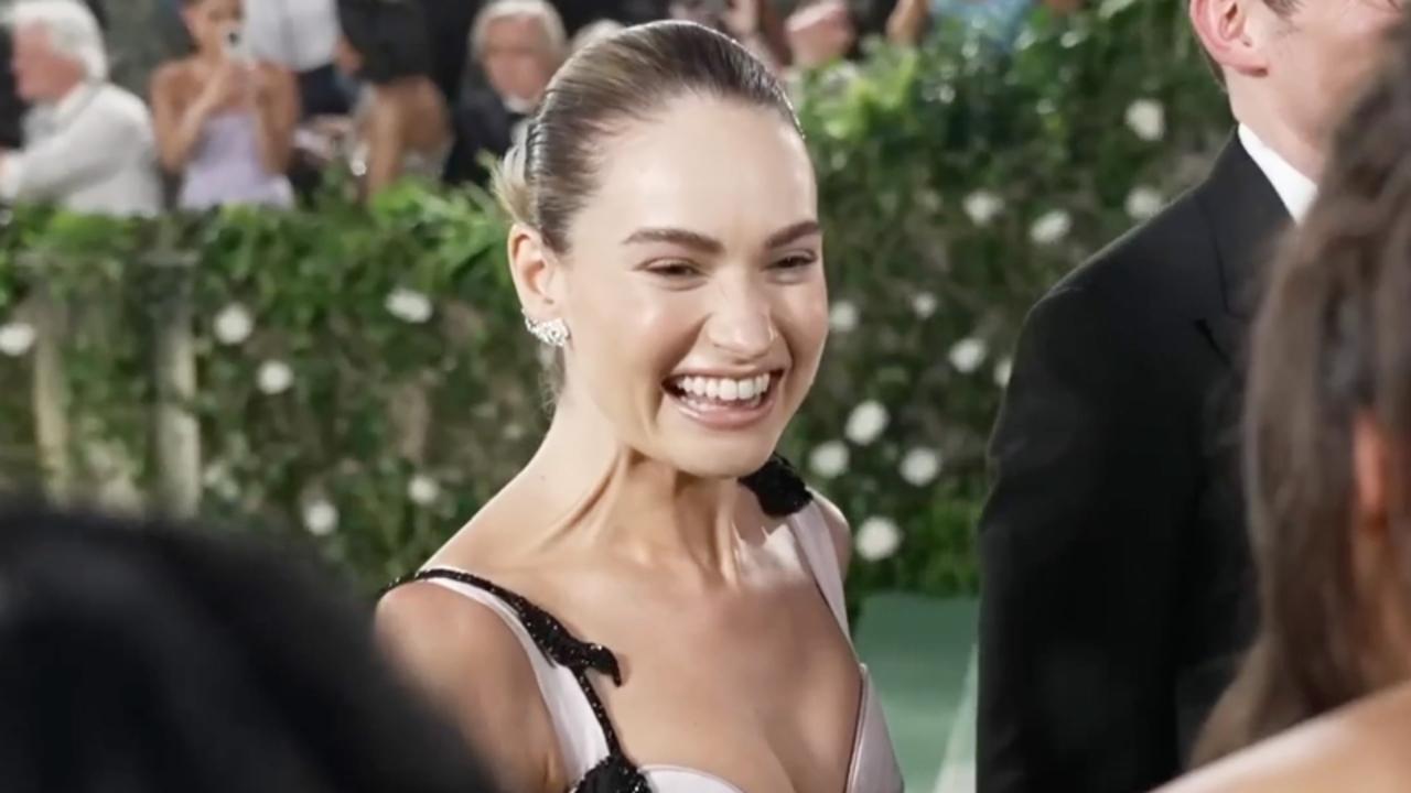 Lily James Reveals She Got 'Really Emotional' Watching Disney's Live-Action 'Cinderella' | THR Video
