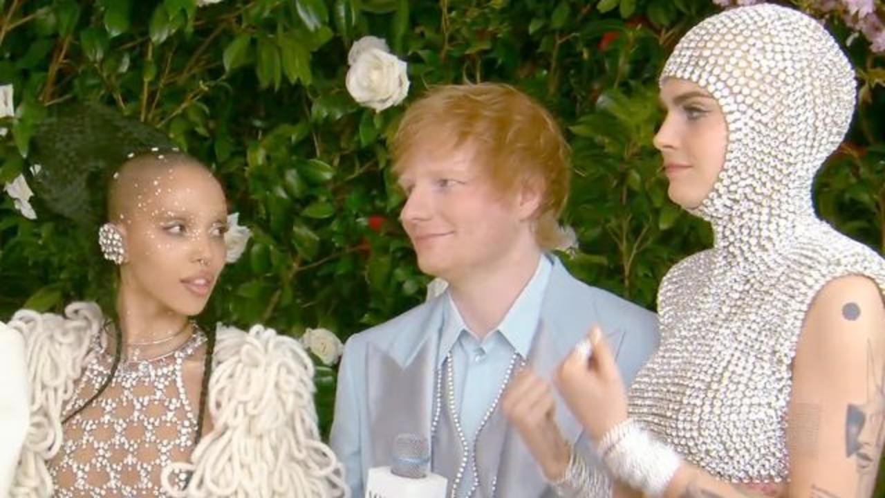Cara Delevingne, Ed Sheeran & FKA Twigs on the Met Gala Red Carpet