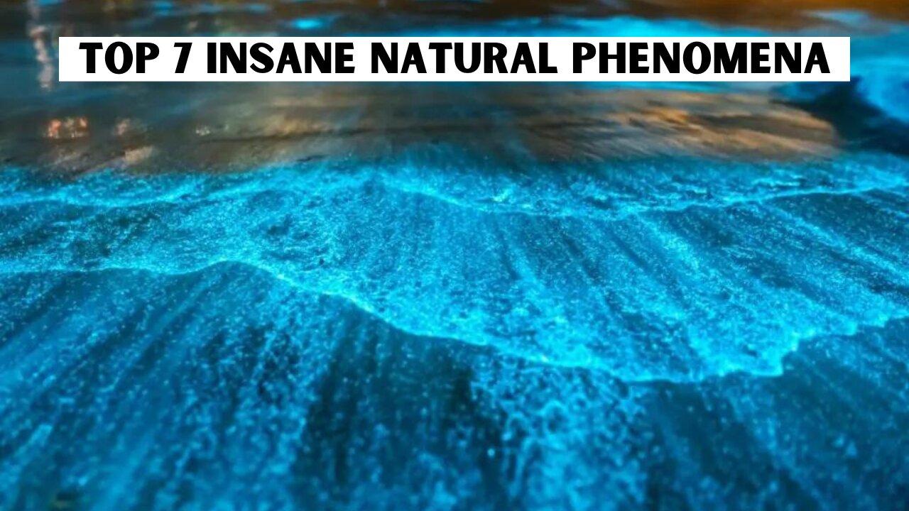 Top 7 insane natural phenomena - Bioluminescent Bays