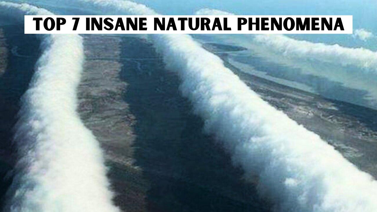 Top 7 insane natural phenomena - Morning Glory Clouds