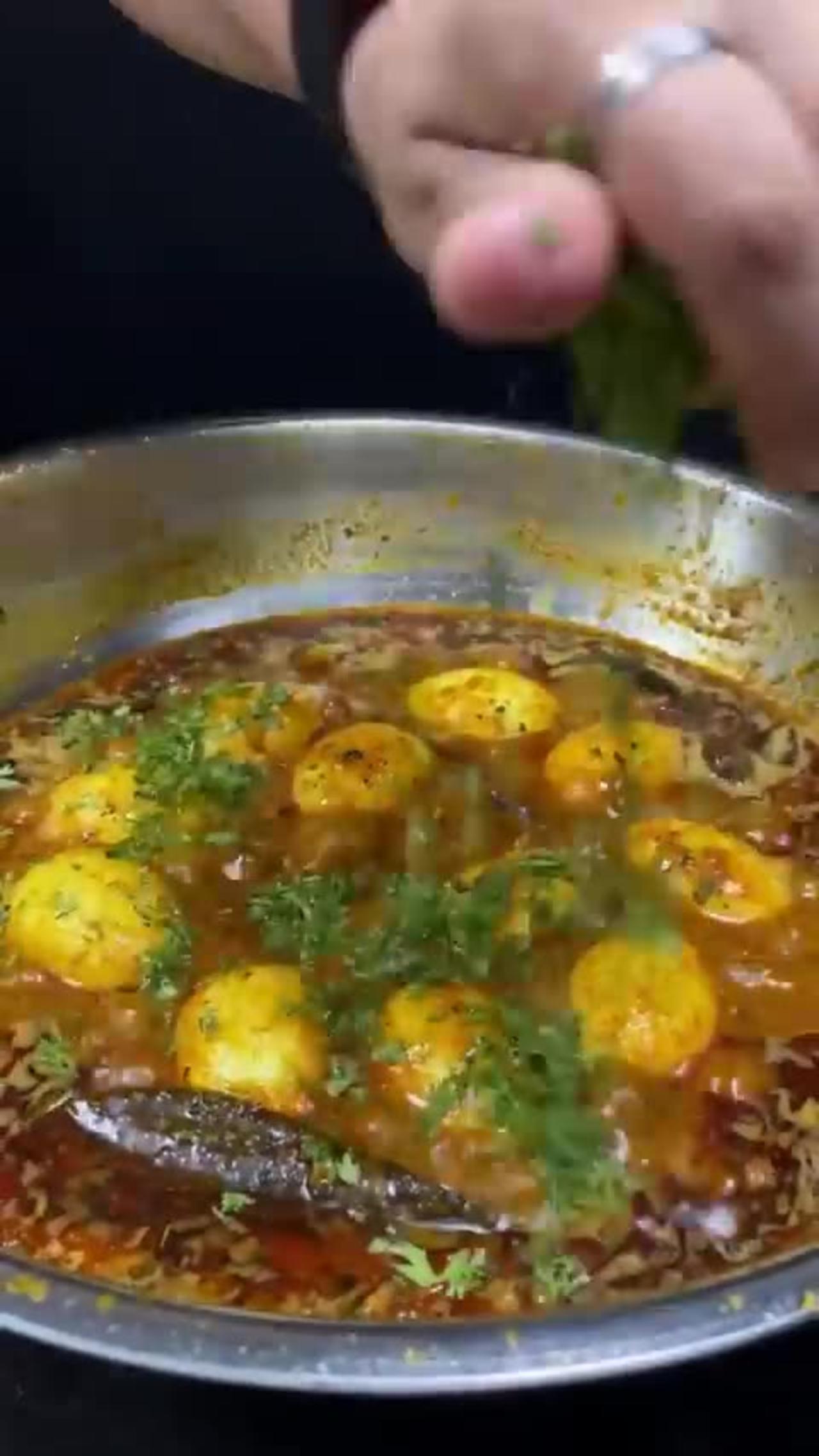 Dhaba_Style_Egg_Curry_ASMR_Cooking___#shorts_#food_#cooking_#recipe_#eggcurry_#egg_#nonveg