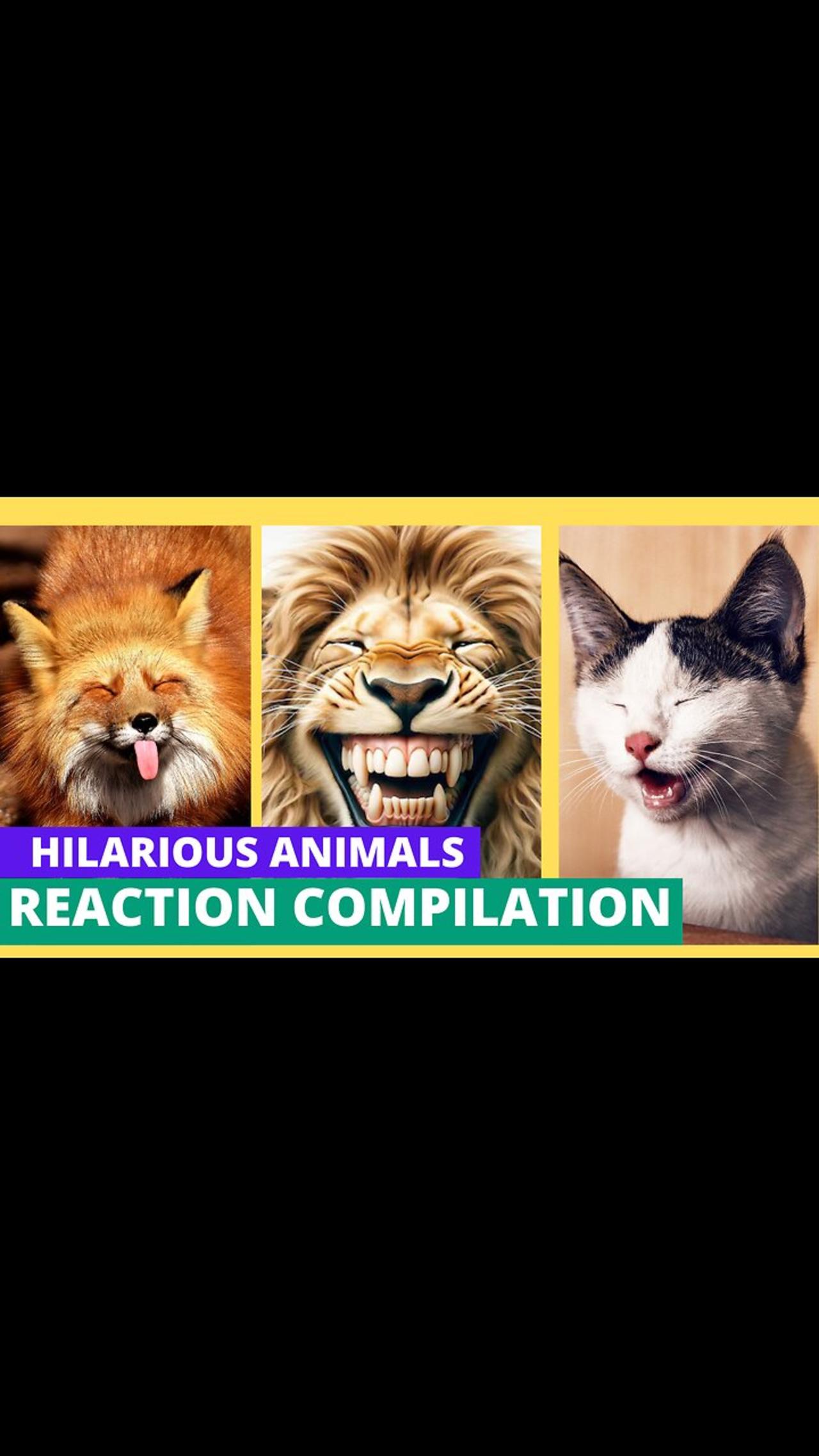 Hilarious Animal Reactions Compilation!  Funny Animals Reactions