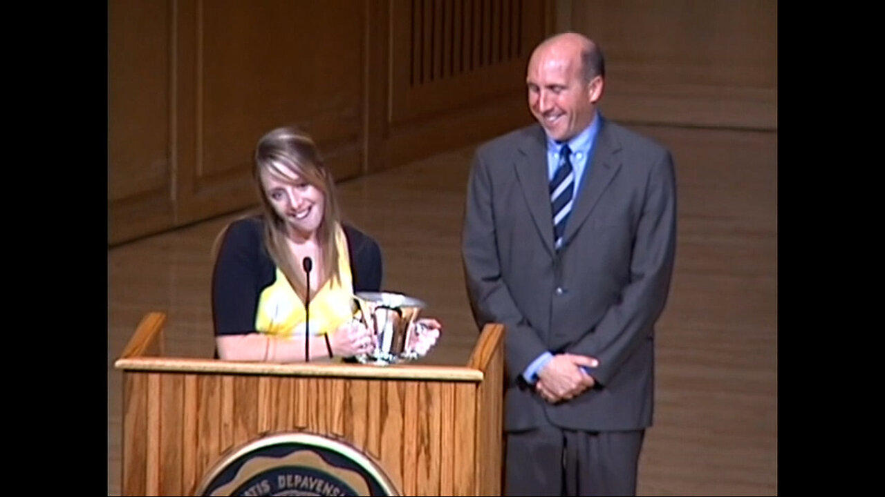 April 26, 2010 - Nikki Craker Receives DePauw University's Walker Cup