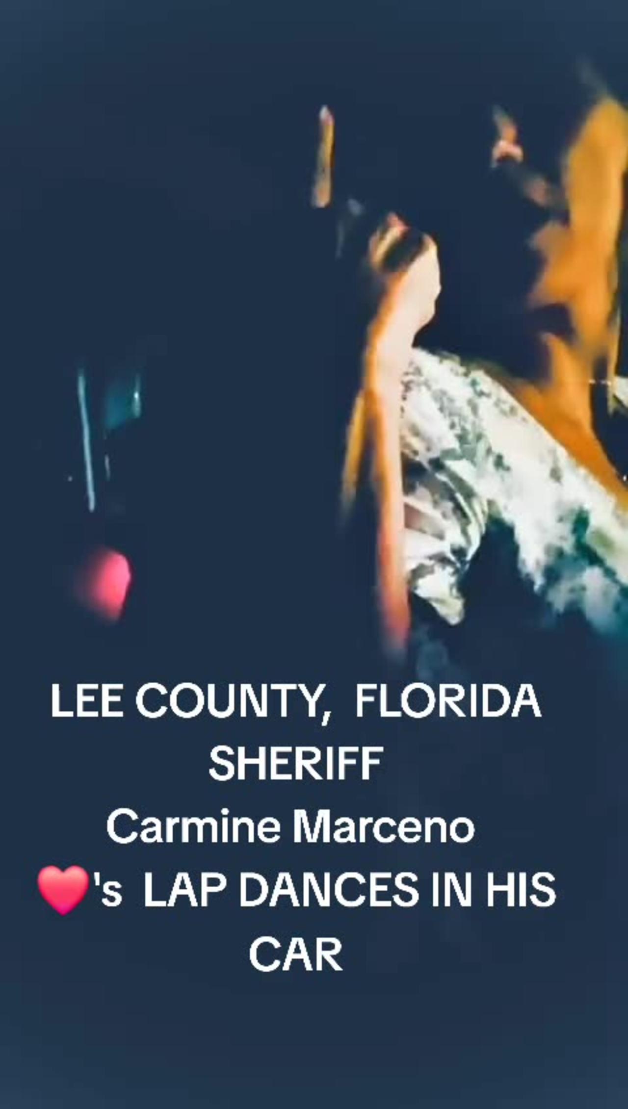 Criminal Lee County Sheriff Carmine Marceno Gets Lapdance In His Car