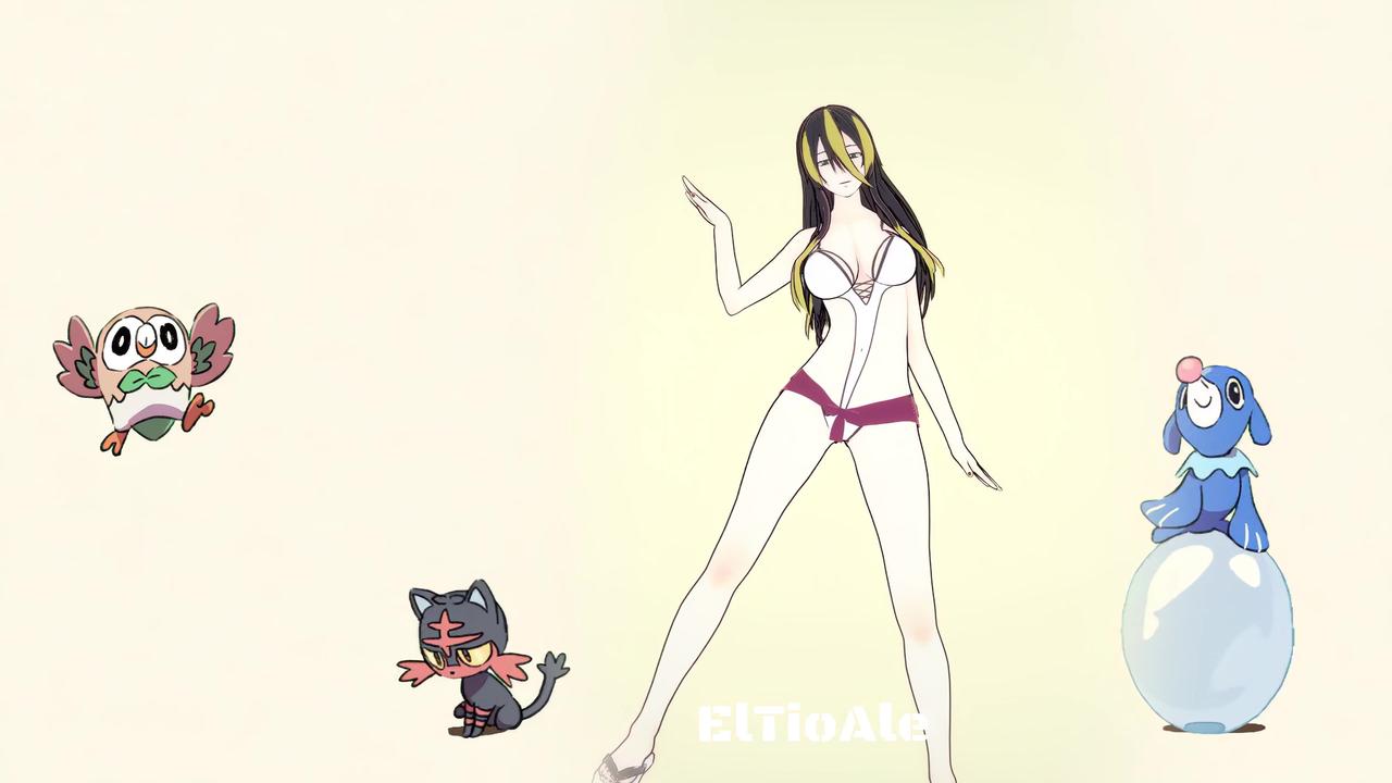 Albis Bikini Tensura Pokémon dancing POKÉDANCE #mmd #Albis #Tensura