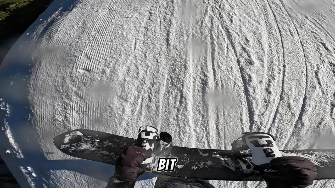 Snowboarder Wipes Out