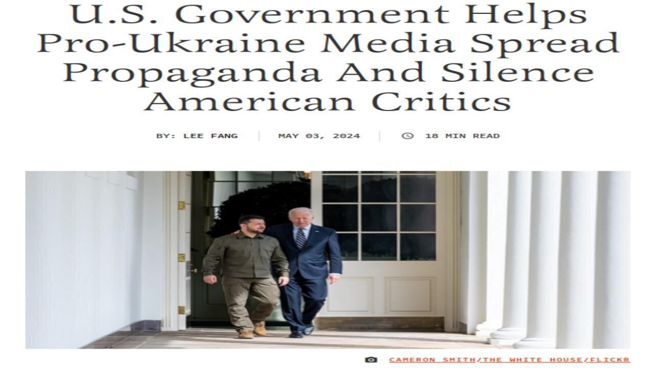 Biden Helps Ukraine to Silence American Critics of War