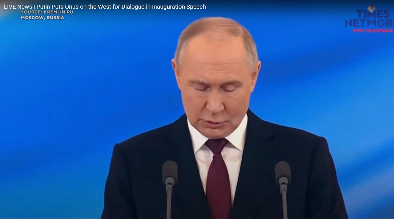 LIVE News | Putin Puts Onus on the West for Dialogue in Inauguration Speech