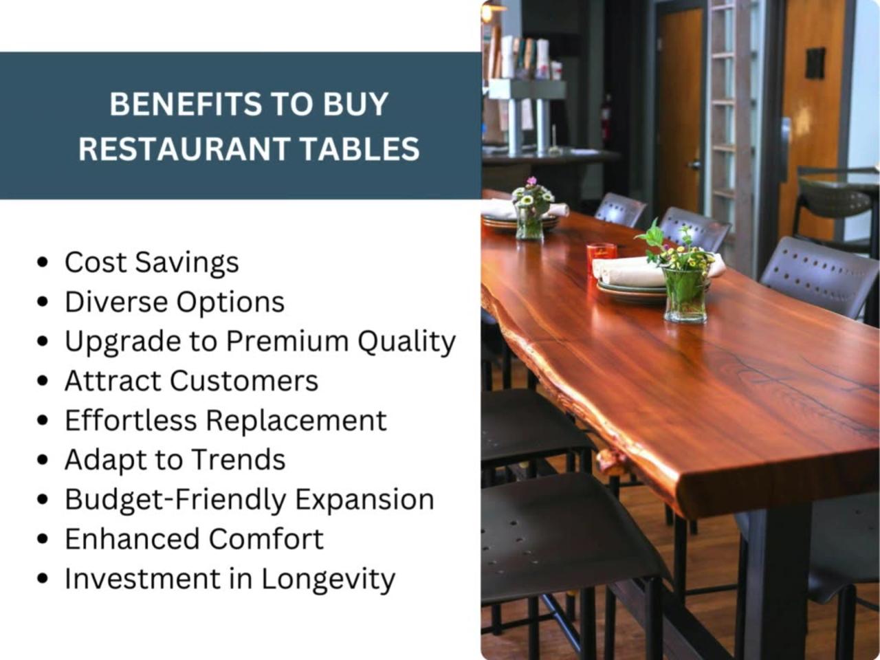Crafting Ambiance: The Timeless Charm of Restaurant Wood Tables | AMKO Group