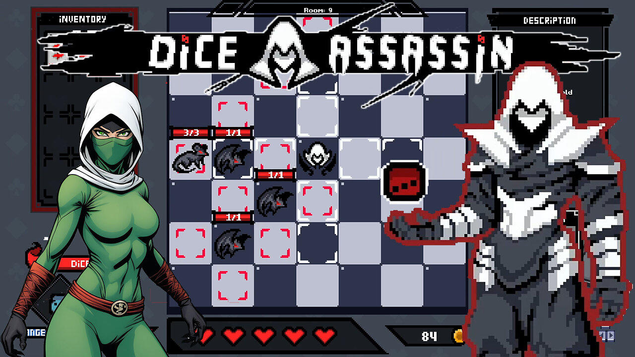 Gambling With My Life. Let's Play Roguelike Strategy Game Dice Assassin