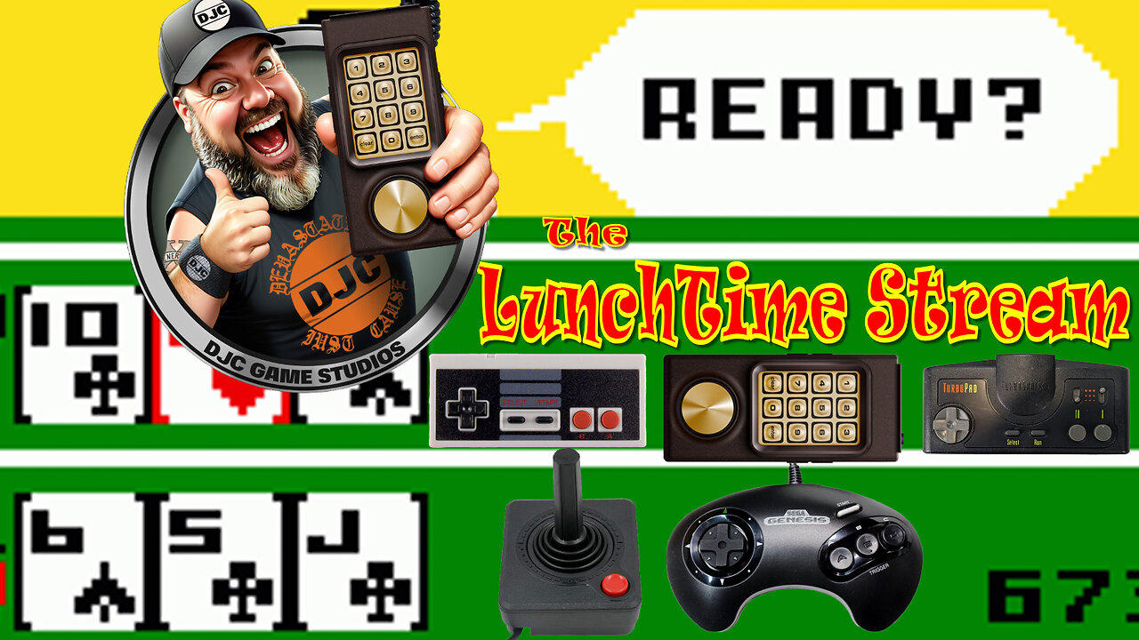 The LuNcHTiMe StReAm - LIVE with DJC - Retro Gaming Rumble Exclusive!