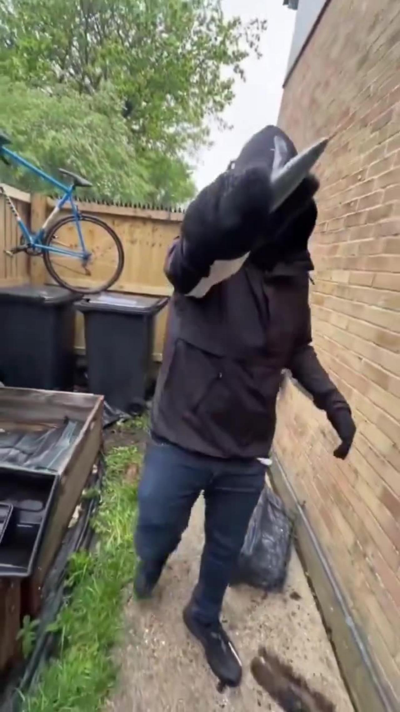 "Man" breaks into a British woman's house to steal her bicycle and threatens