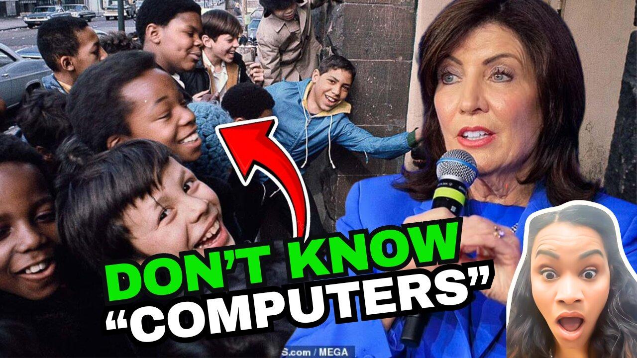 DEM GOVERNOR KATHY HOCHUL CLAIMS BLACK KIDS FROM THE BRONX DONT KNOW THE WORD "COMPUTER"