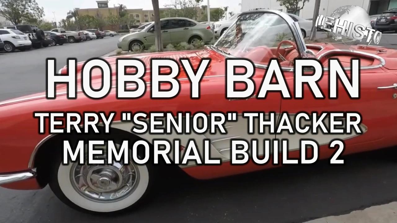 Episode 8. Hobby Barn, Terry Senior memorial build 2. Little Red Corvette! #car
