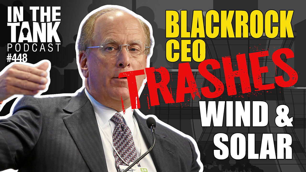 BlackRock CEO Trashes Wind and Solar - In The Tank #448