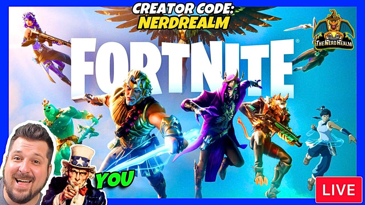 Fortnite Myths & Mortals w/ YOU! Creator Code: NERDREALM Let's Squad Up & Get Some Wins! 5/8/24