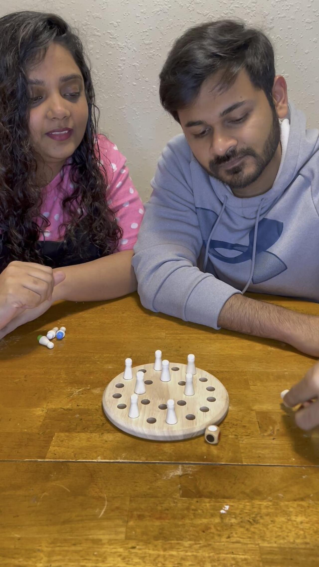 Wooden Memory chess!! 😊🎲#boardgames #couple #shorts #cricket #ipl #india #instagram