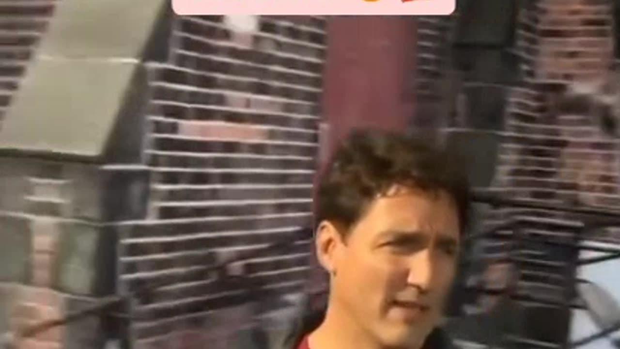 Trudeau on the campaign trail...
