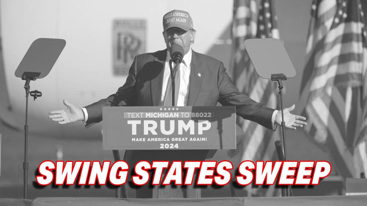 SWING STATE SWEEP: DONALD TRUMP TAKES THE LEAD IN KEY BATTLEGROUNDS FOR 2024