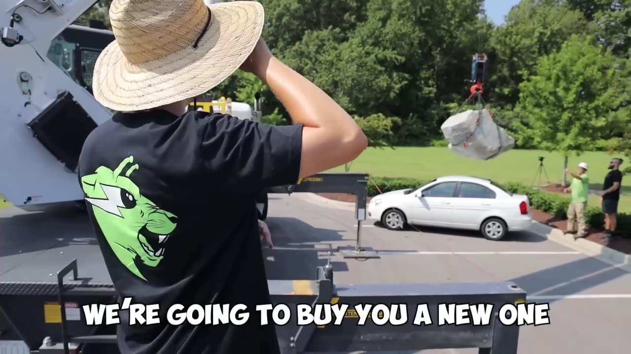 Destroying My Friend's Car And Surprising Him With A New One Mr Beast Video