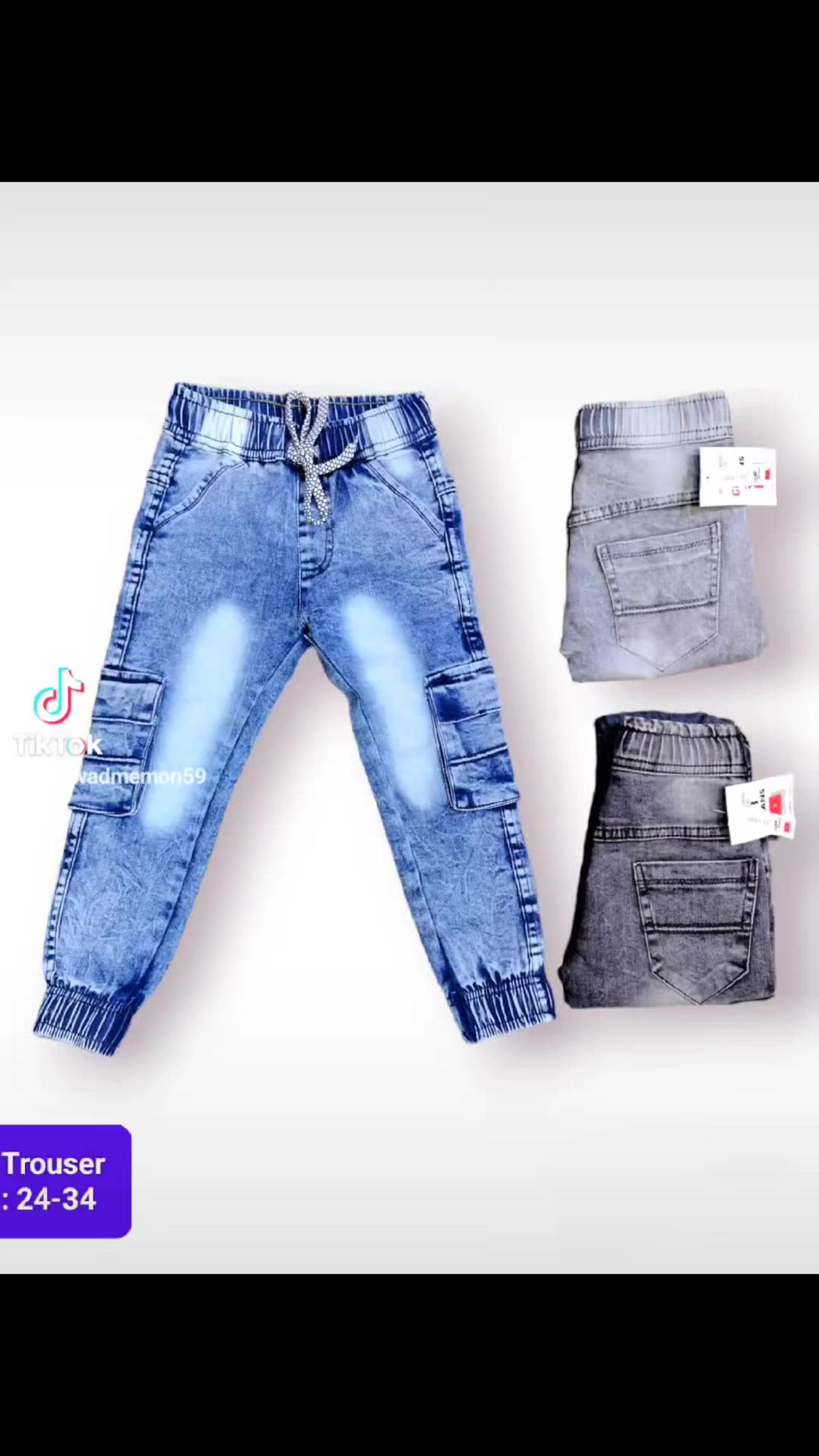 Jeans pants denim stylish fashion