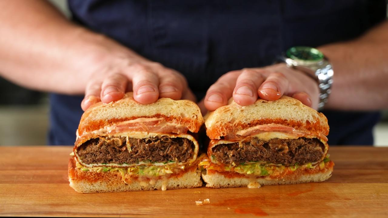 The Juiciest Birria Torta Sandwich (With Cheese Crust)