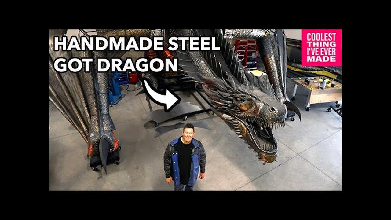 Man Welds _Life Size_ GOT Steel Dragon - COOLEST THING I'VE EVER MADE
