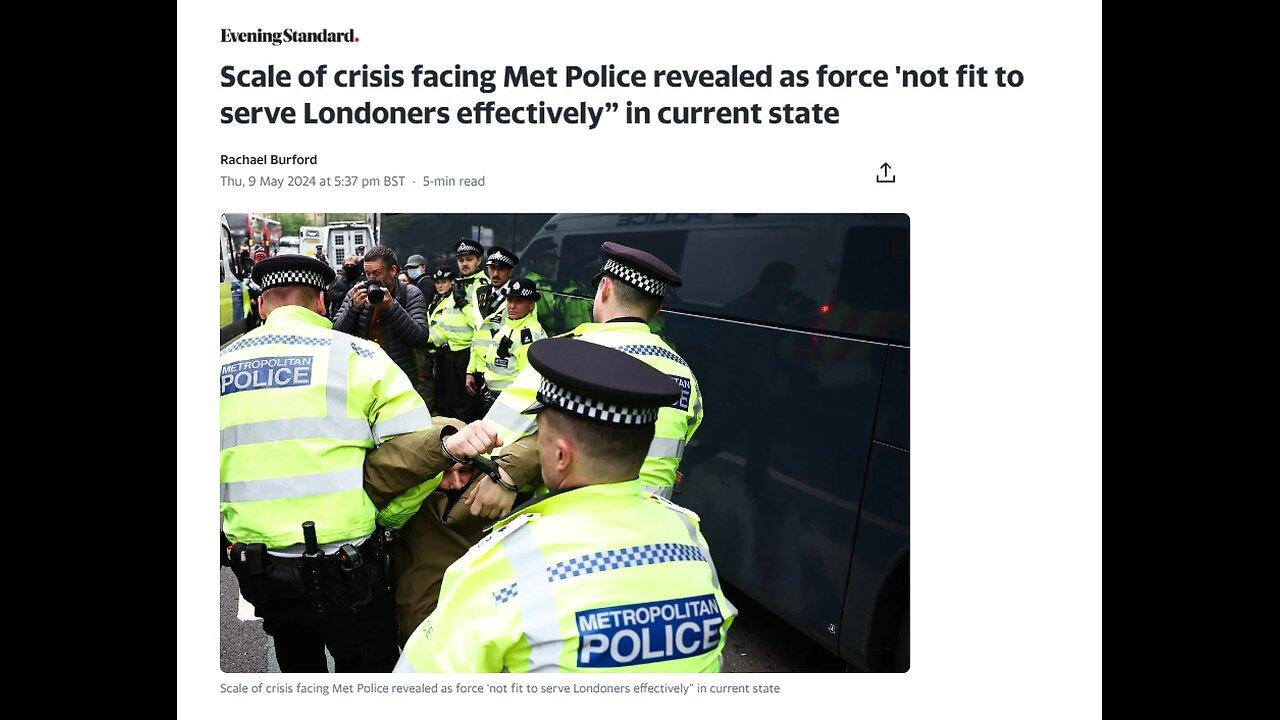Met Police revealed as force 'not fit to serve Londoners effectively”