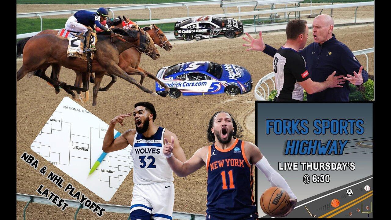 Forks Sports Highway - Derby Wrap-Up; T-Wolves Stun Nuggets; Rangers Head to Carolina; Jokic MVP; Keith Cumming Back in the Hous