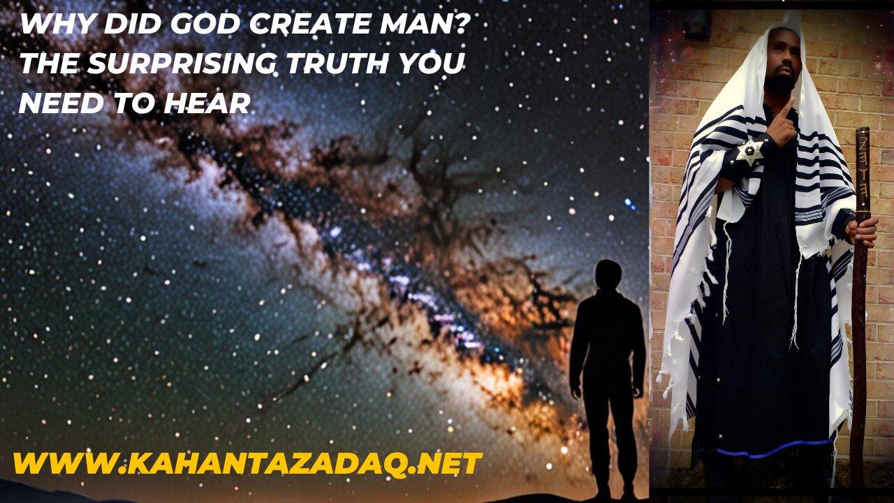 Why did god create man the surprising truth you one news page video