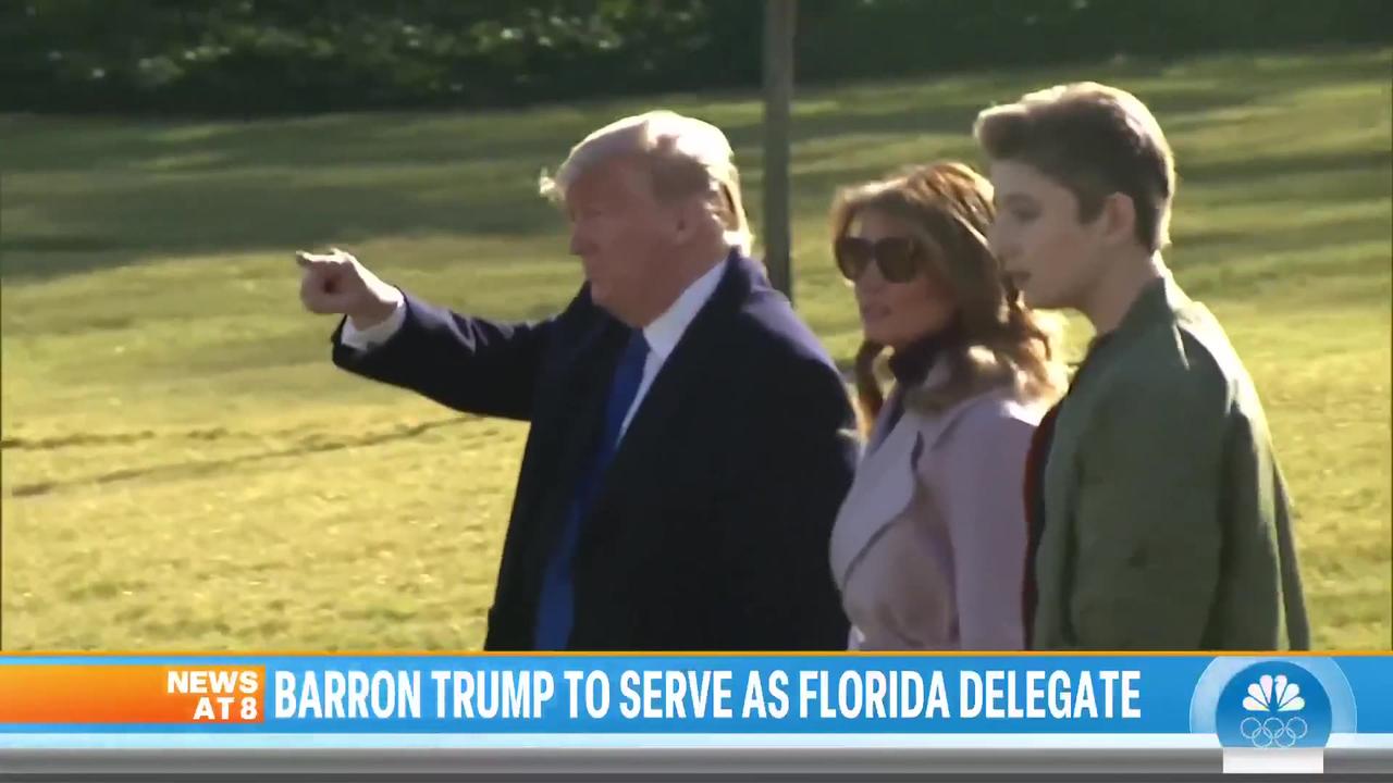 Barron Trump will represent Florida at the RNC