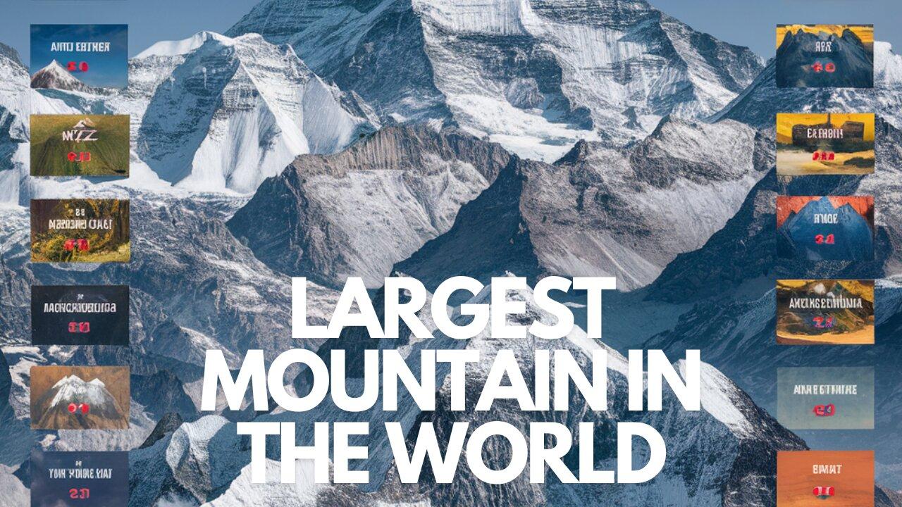 top 10 largest mountain in the world