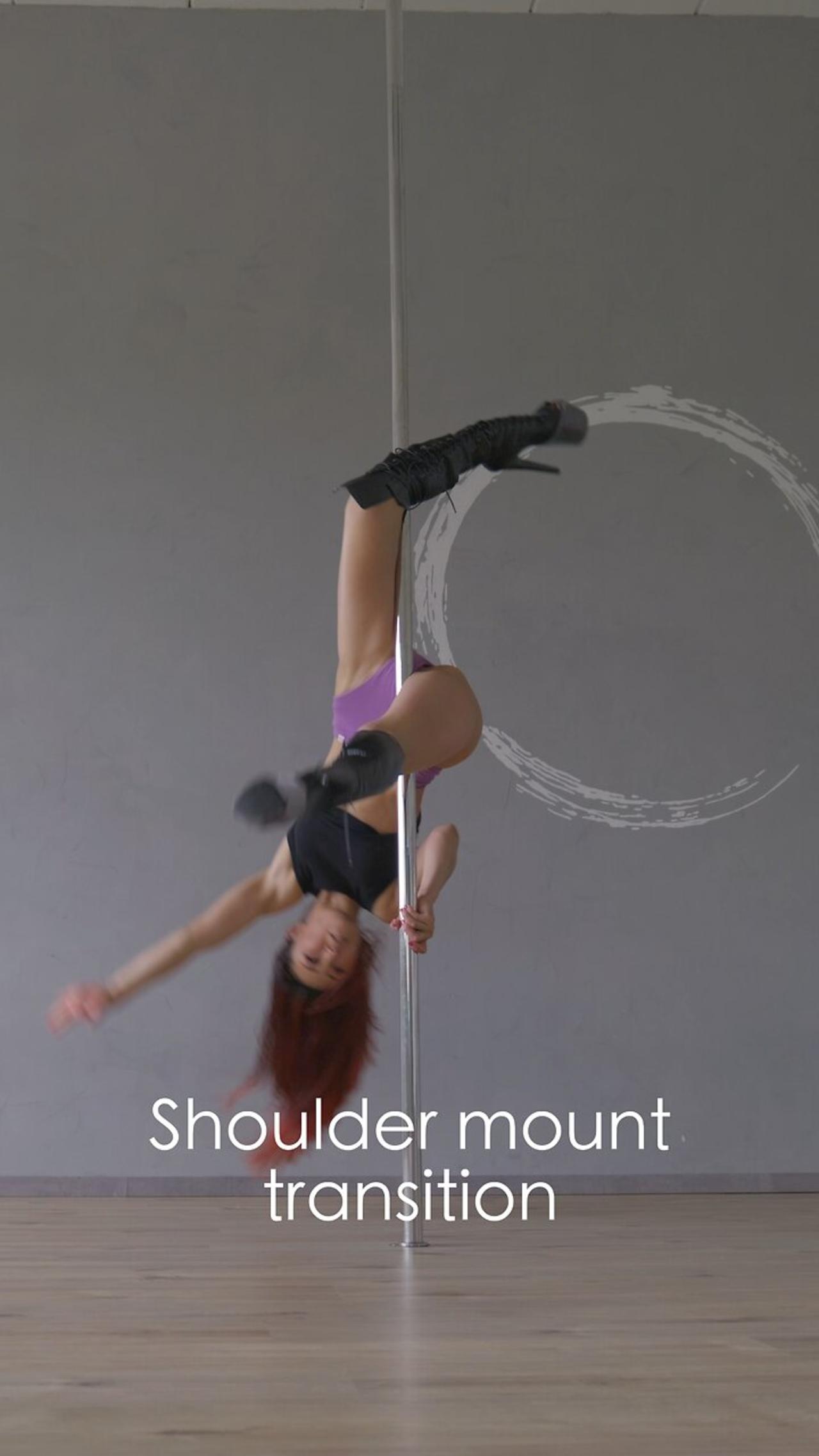 Pole dance Transition ideas | Shoulder mount