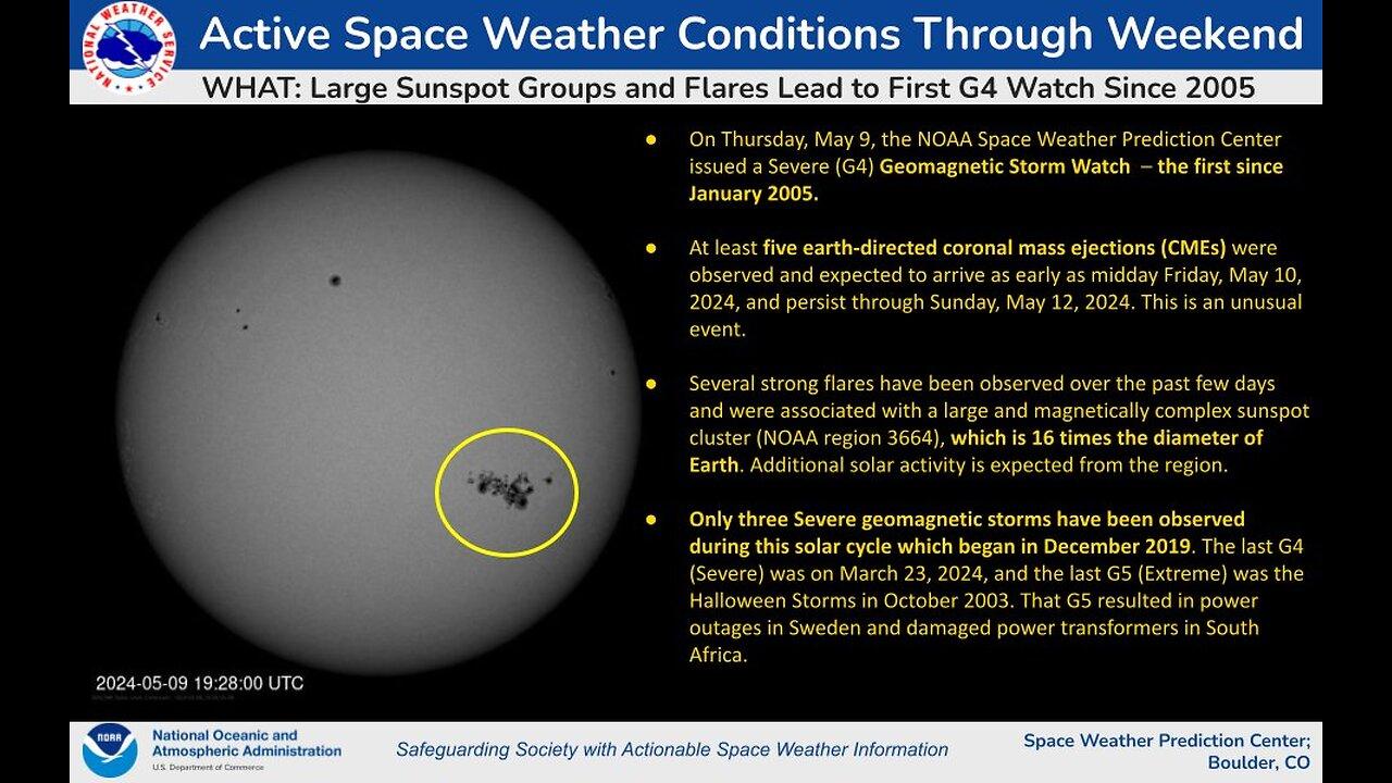 Breaking News! Space Weather Prediction Center 3 to 10% chance of Carrington Event!
