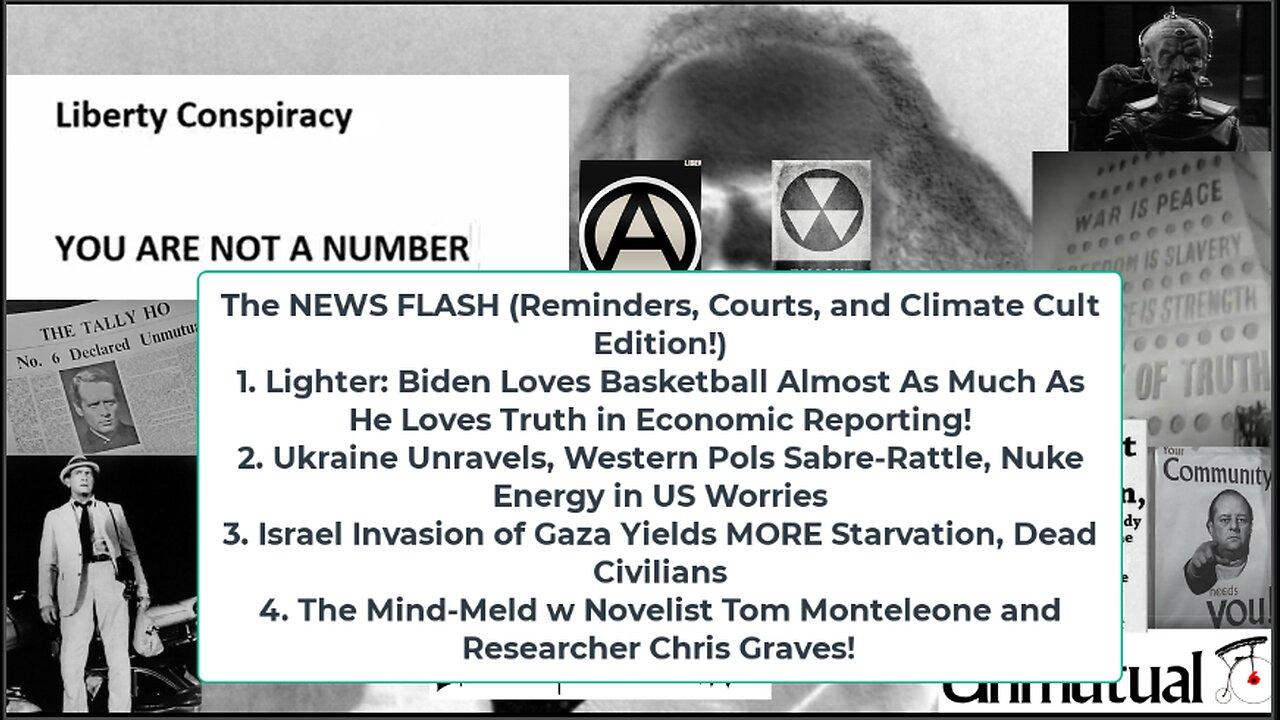 Liberty Conspiracy LIVE 5-10-24! Big Gun Court News, Ukraine Drain on Nuke Energy? Mind-Meld!
