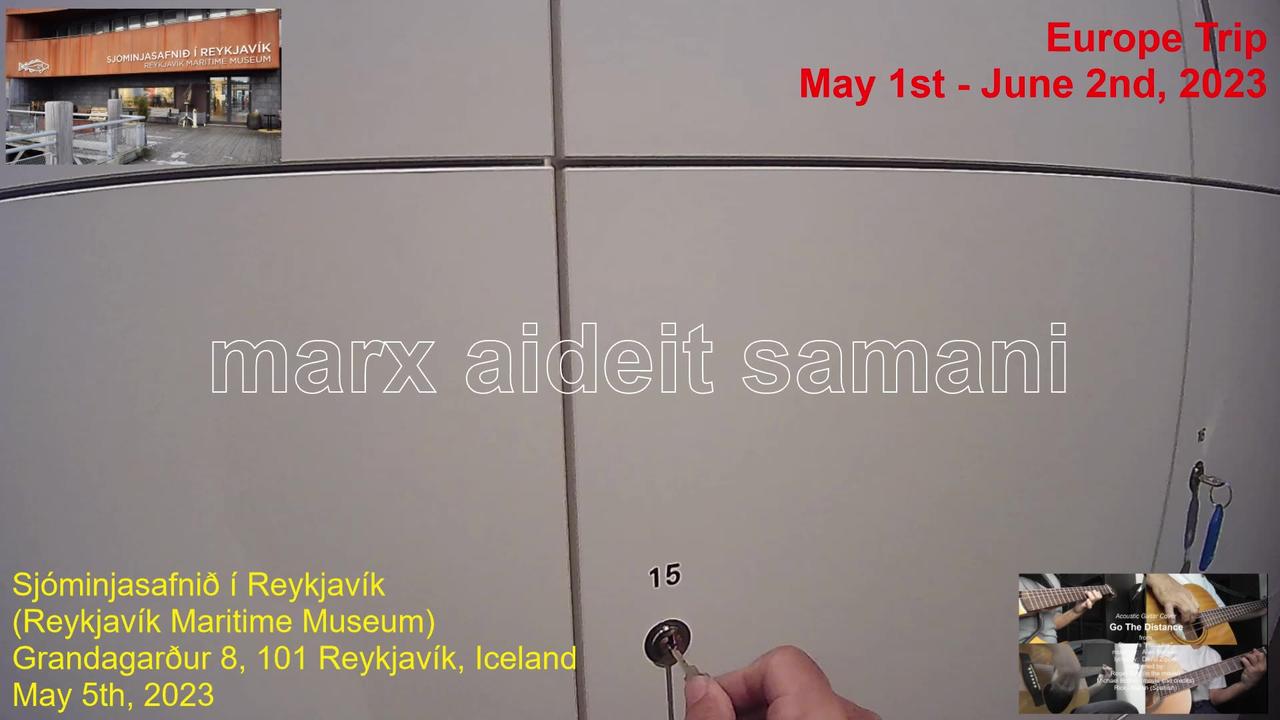 May 5th, 2023 20e Sightseeing:  Sjóminjasafnið í Reykjavík (Reykjavík Maritime Museum), Iceland