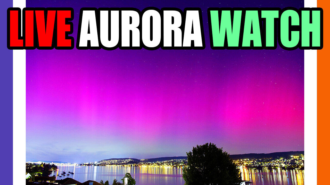 🔴LIVE: Aurora Borealis Watch 🟠⚪🟣