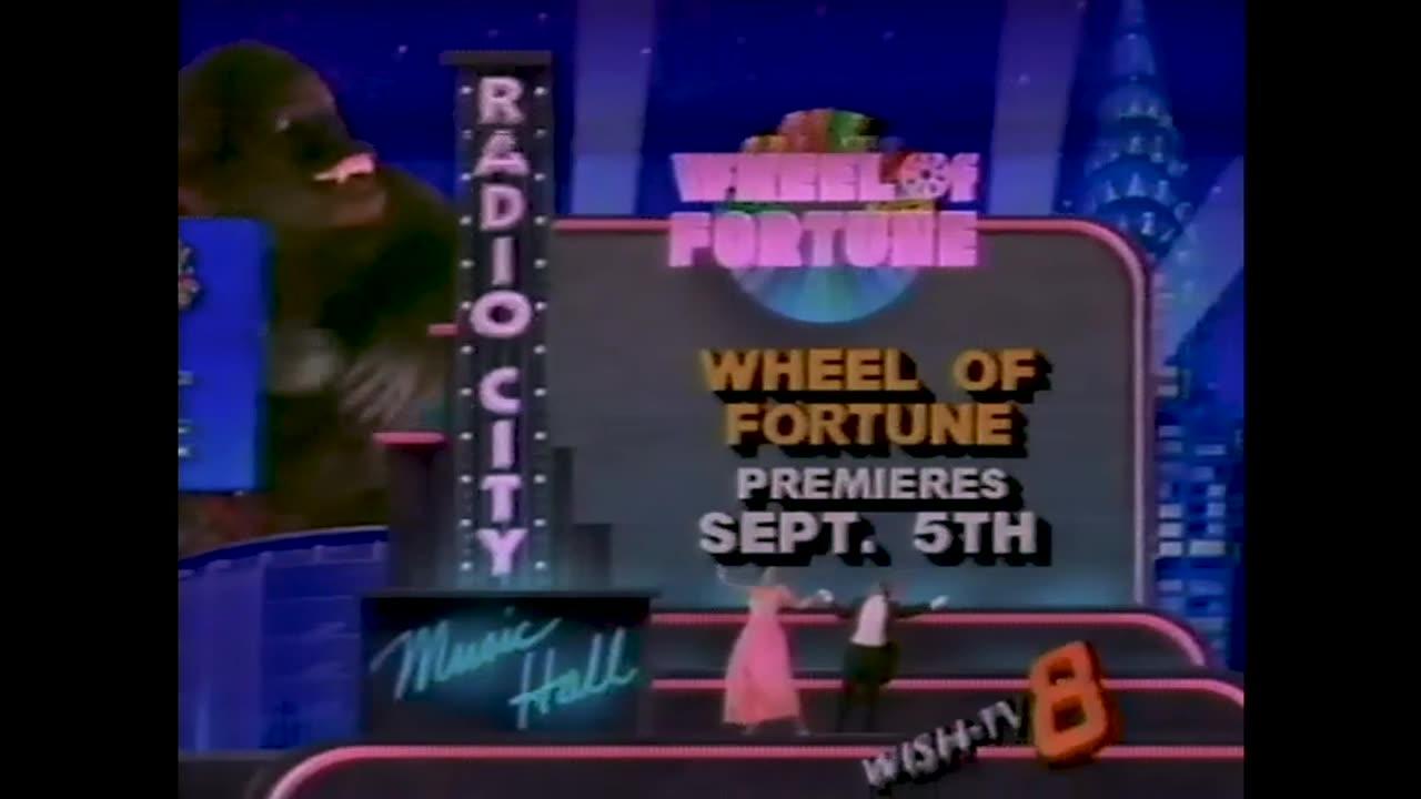 August 21, 1988 - WISH-TV 'Wheel of Fortune' Promo
