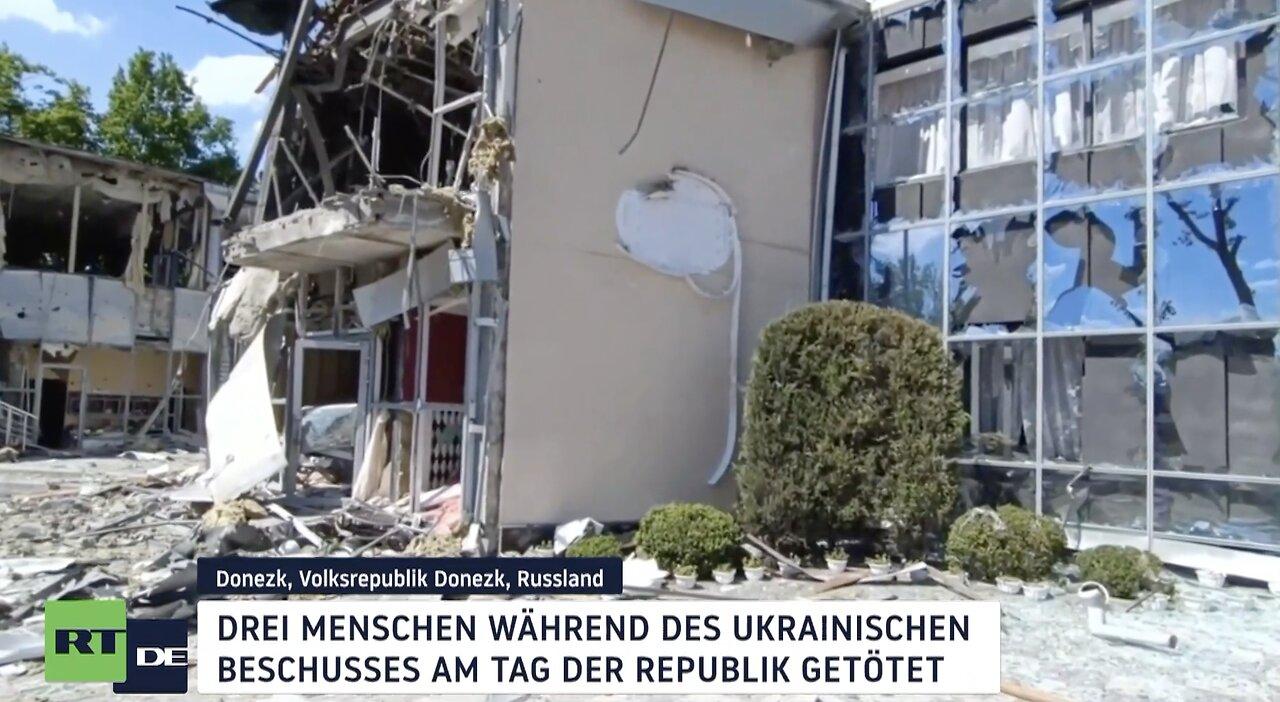 Ukrainische Armee nimmt Restaurant in Donezk unter Beschuss – Drei Zivilisten tot