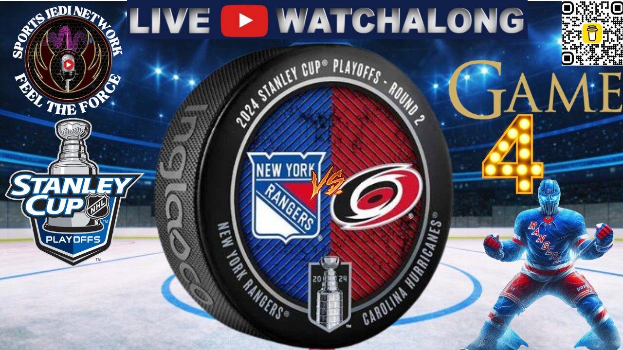Don't Miss Out On The Exciting Watch Along OF Stanley Cup Playoffs Game 4: Rangers Vs Hurricanes!
