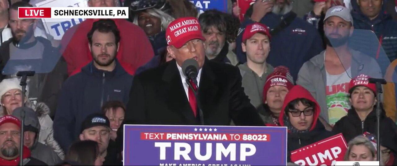 President Donald Trump Schnecksville, Pennsylvania Rally 4/13/24